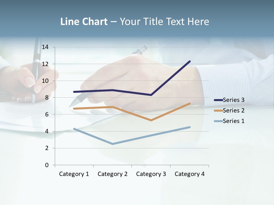 Paper Colleague Ballpoint PowerPoint Template