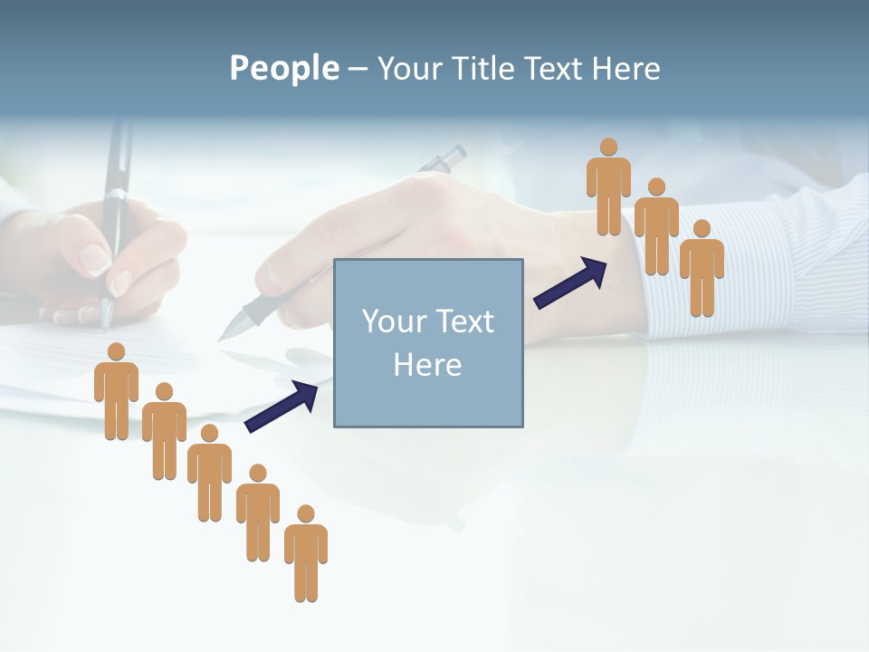Paper Colleague Ballpoint PowerPoint Template