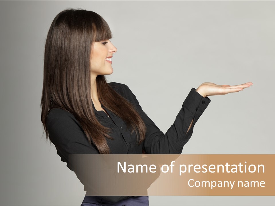 Charming Female Studio PowerPoint Template