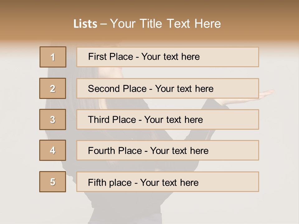 Charming Female Studio PowerPoint Template