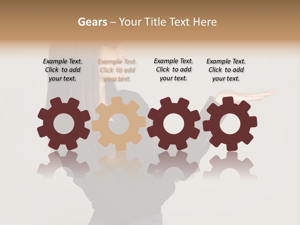 Charming Female Studio PowerPoint Template