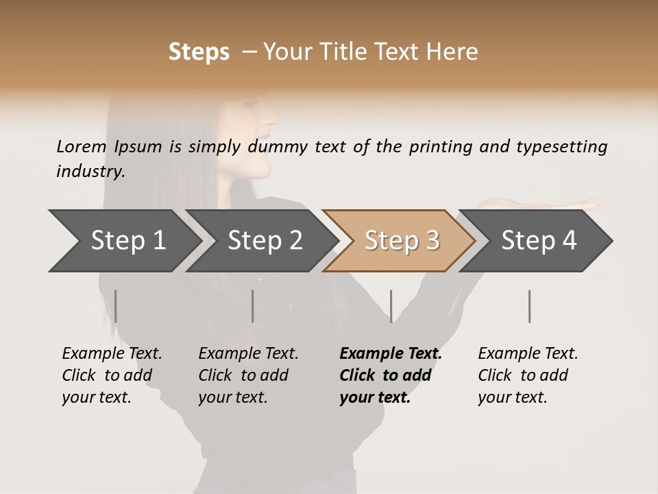 Charming Female Studio PowerPoint Template