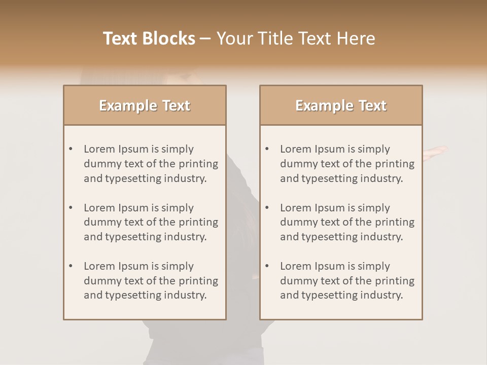 Charming Female Studio PowerPoint Template