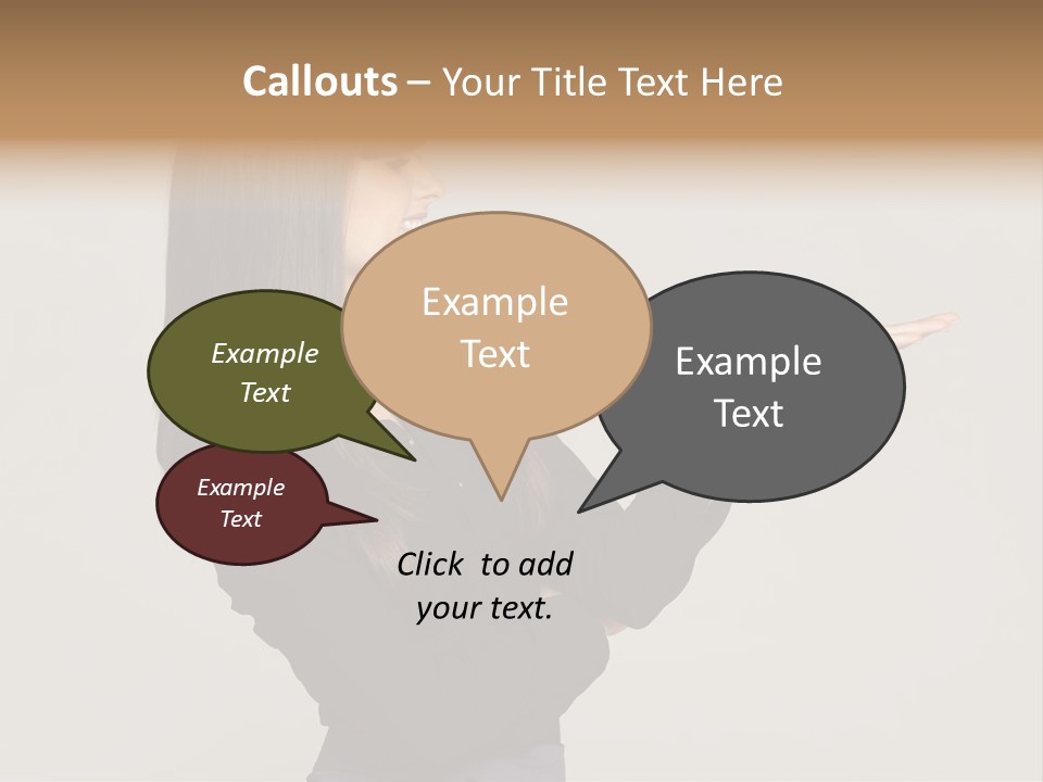 Charming Female Studio PowerPoint Template