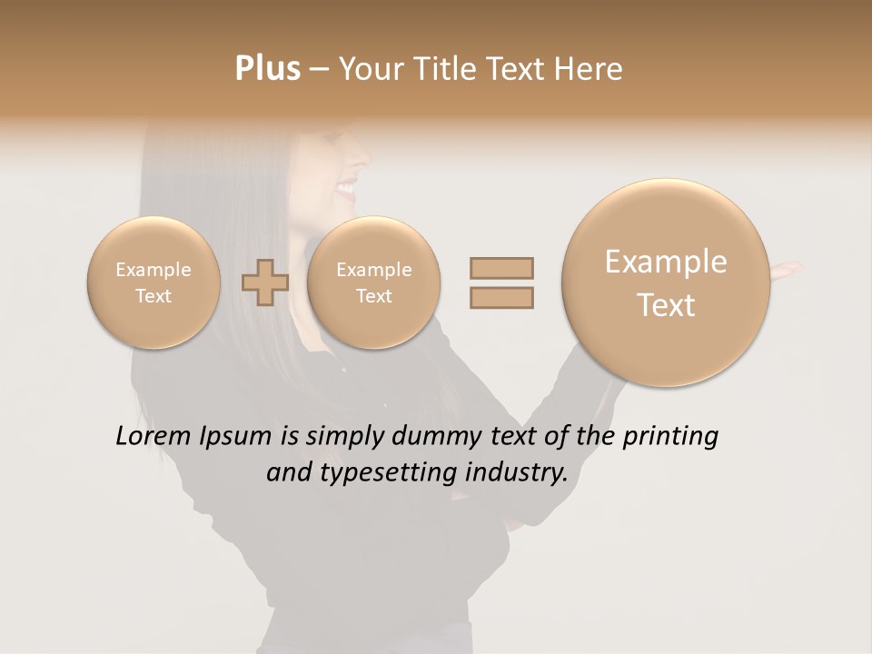 Charming Female Studio PowerPoint Template