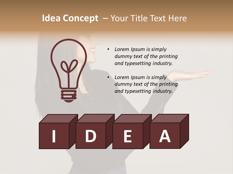 Charming Female Studio PowerPoint Template