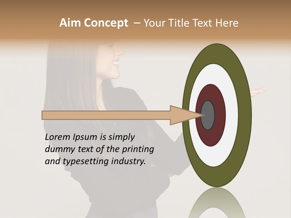 Charming Female Studio PowerPoint Template