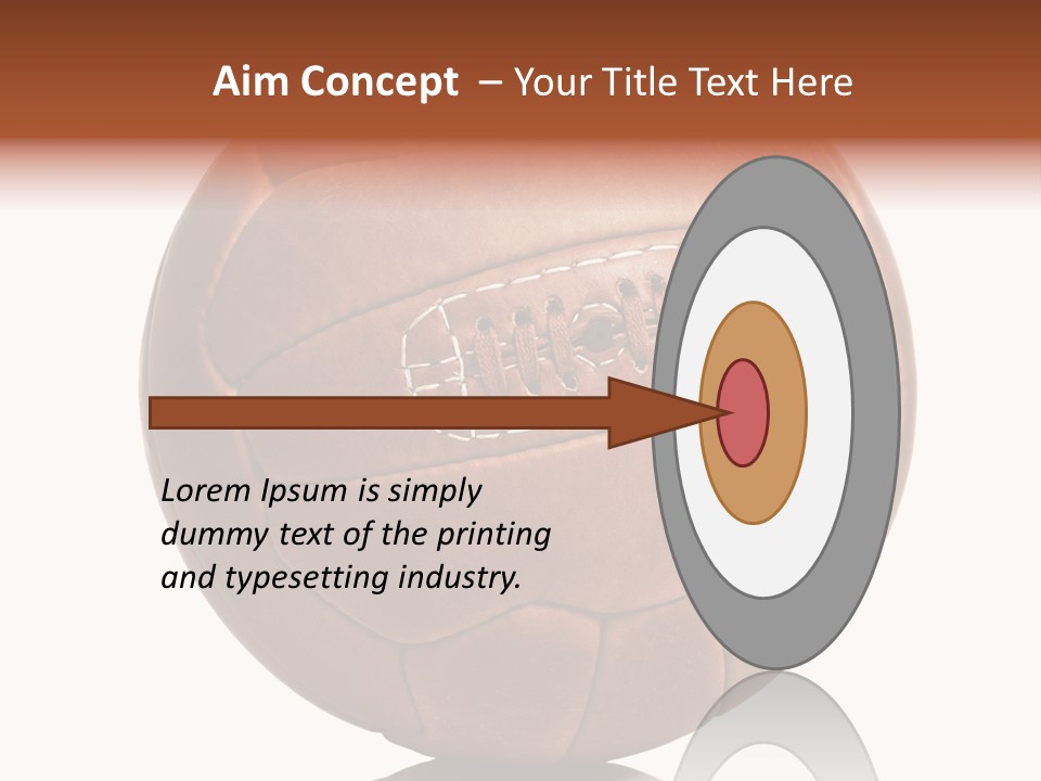 Soccer Sport Goal PowerPoint Template