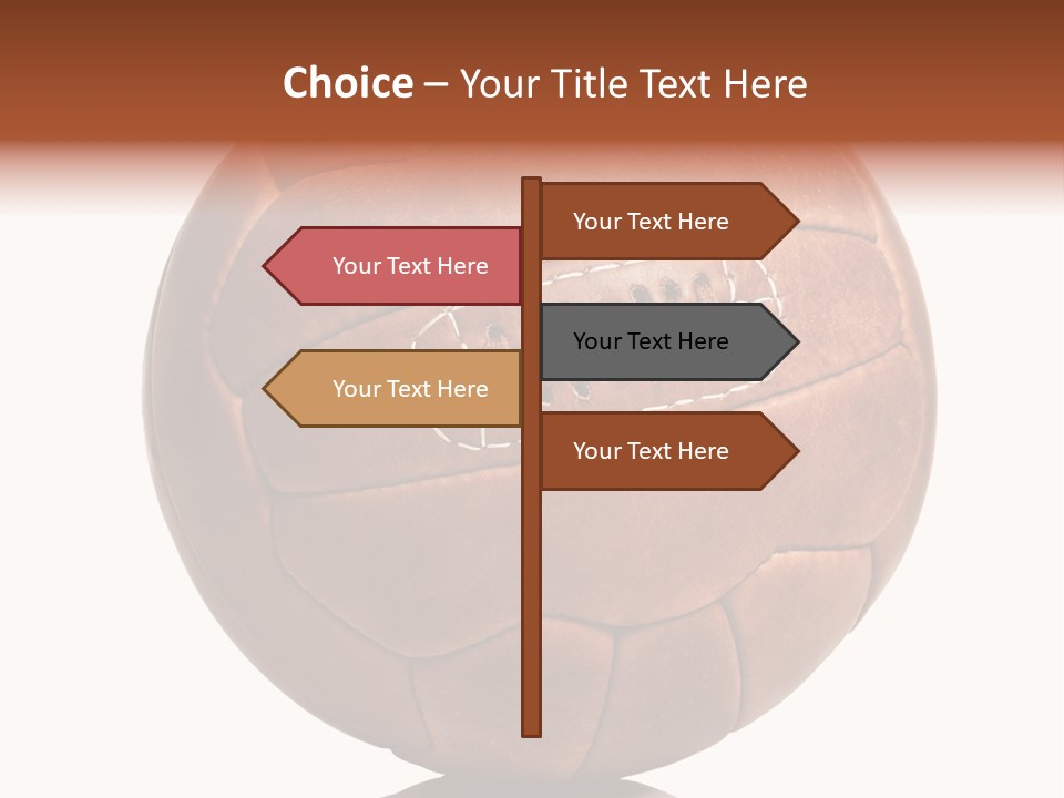 Soccer Sport Goal PowerPoint Template