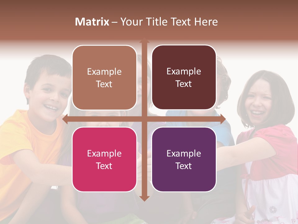 Kid Pretty Together PowerPoint Template