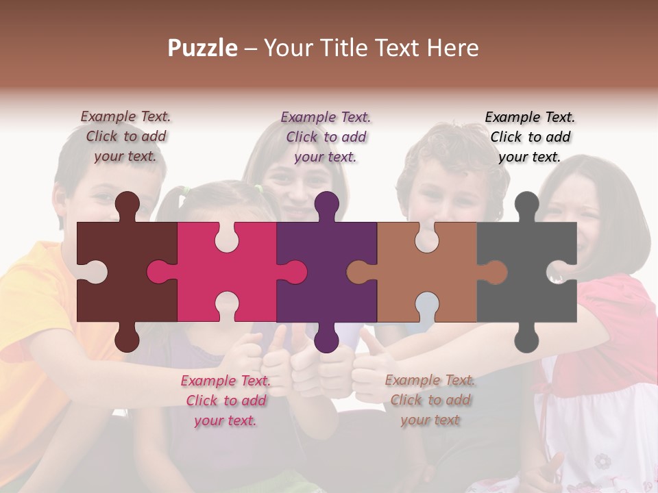 Kid Pretty Together PowerPoint Template