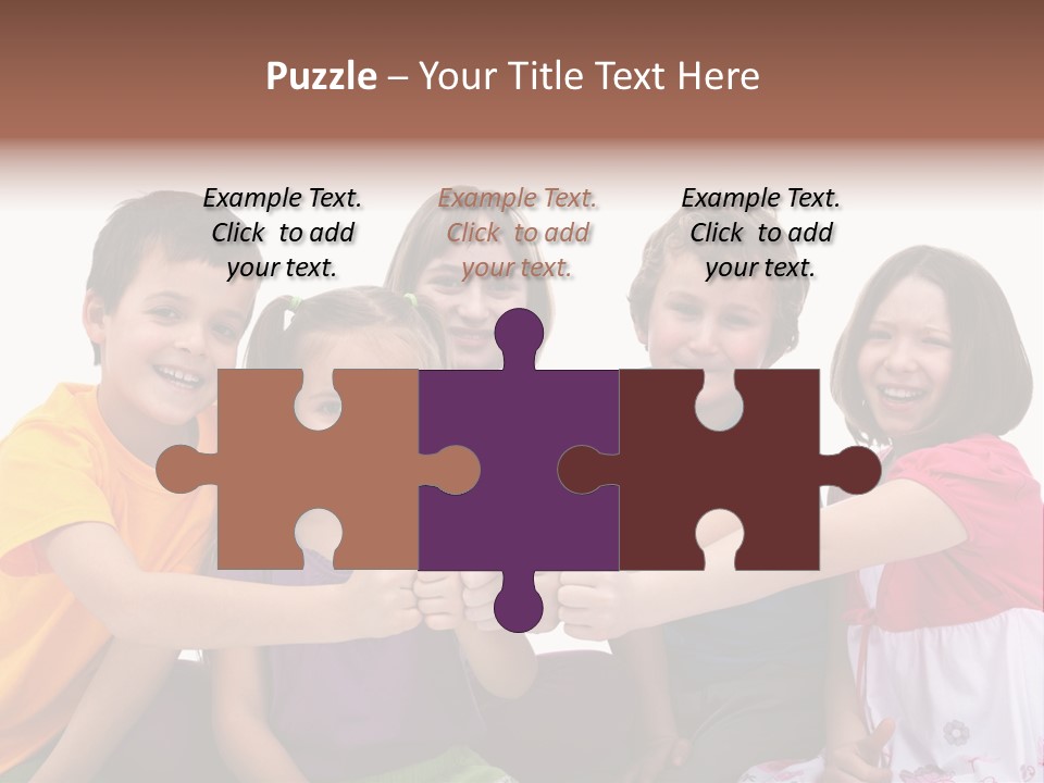 Kid Pretty Together PowerPoint Template