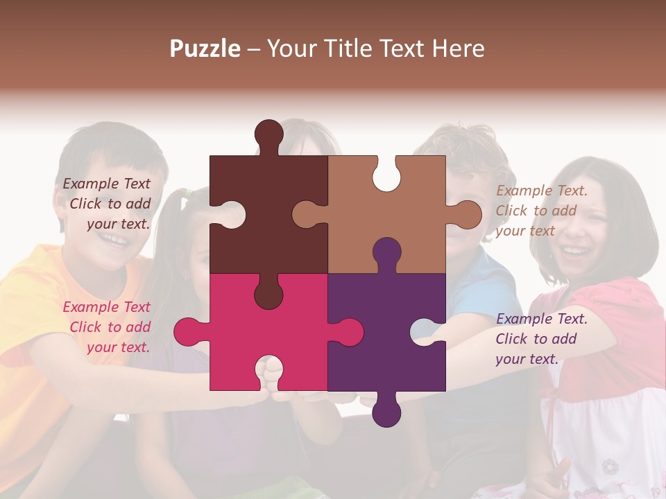 Kid Pretty Together PowerPoint Template