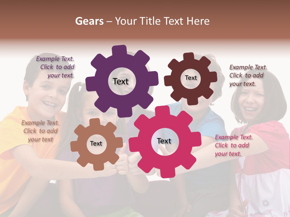 Kid Pretty Together PowerPoint Template