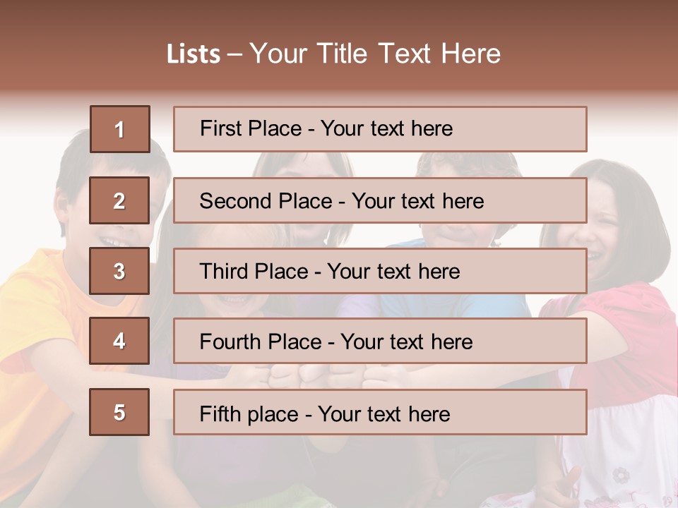 Kid Pretty Together PowerPoint Template