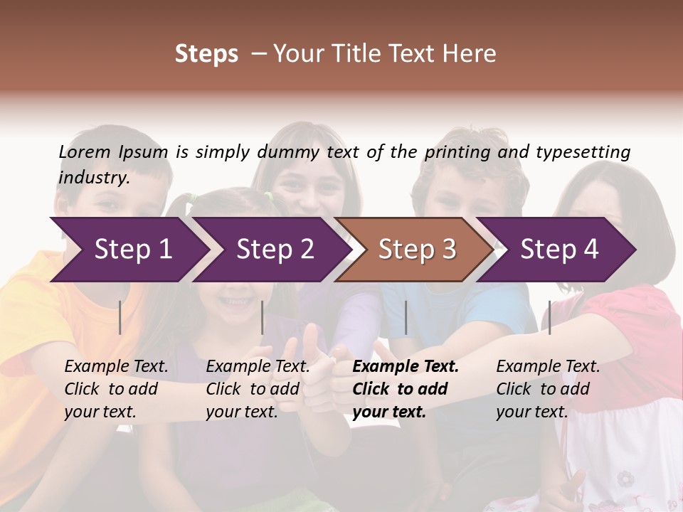 Kid Pretty Together PowerPoint Template