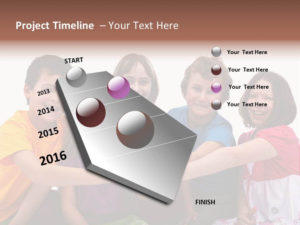 Kid Pretty Together PowerPoint Template