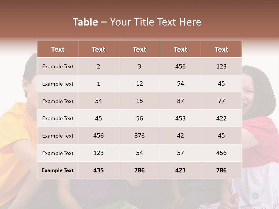 Kid Pretty Together PowerPoint Template