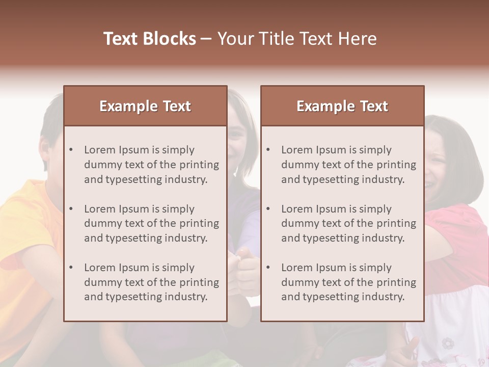 Kid Pretty Together PowerPoint Template