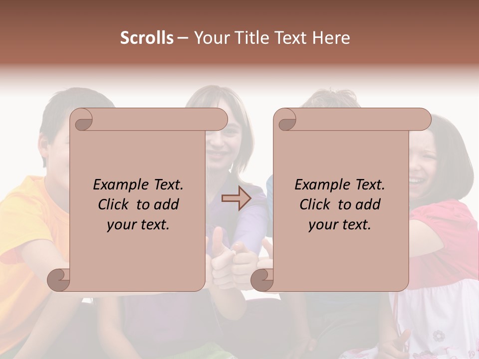 Kid Pretty Together PowerPoint Template