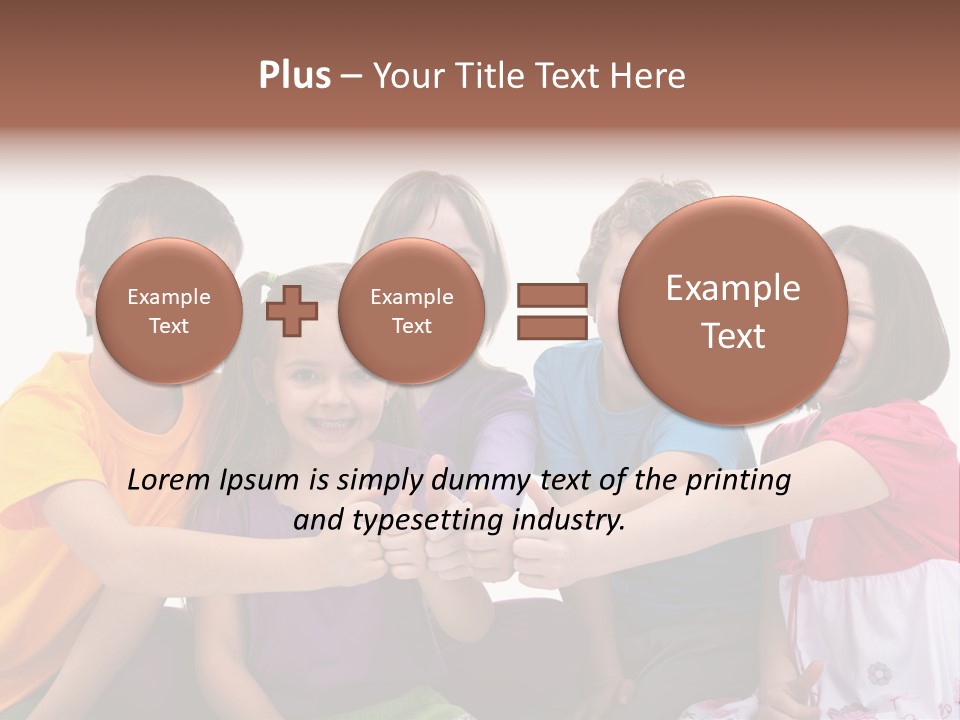 Kid Pretty Together PowerPoint Template