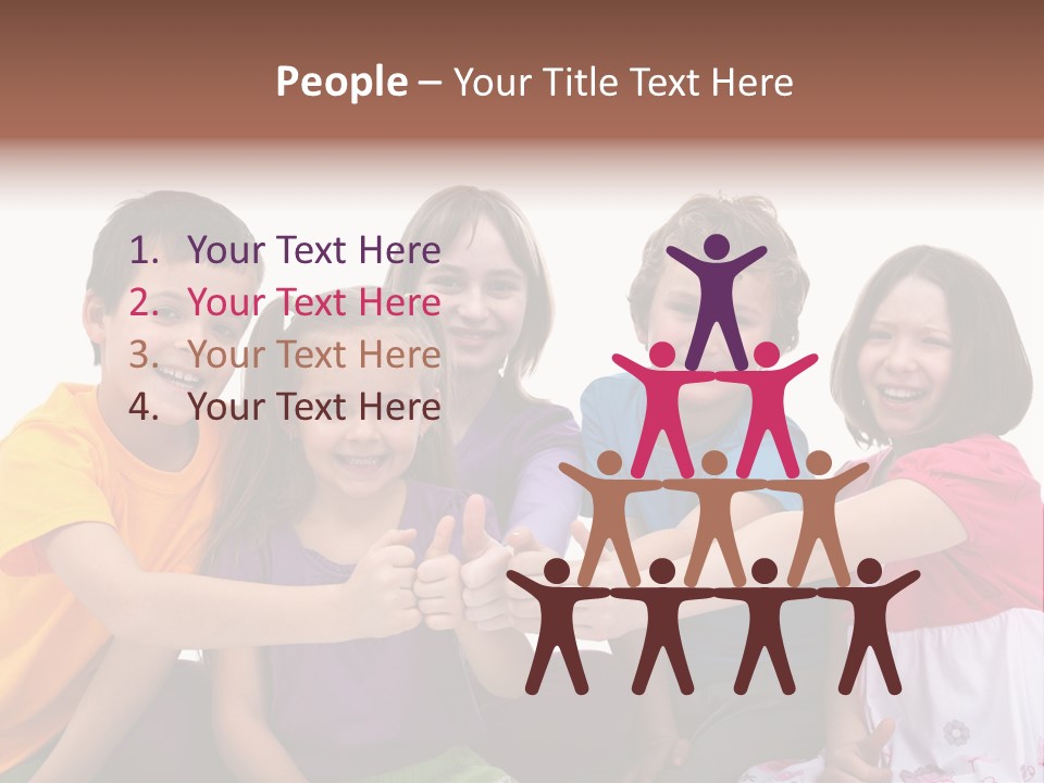 Kid Pretty Together PowerPoint Template