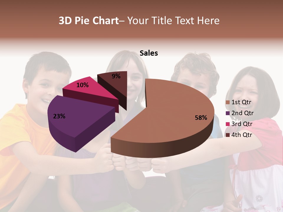 Kid Pretty Together PowerPoint Template