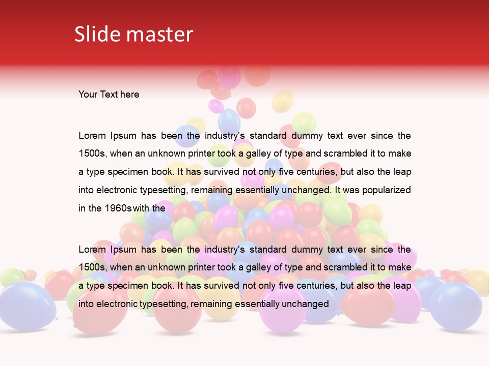 Holidays Flowing Colorful PowerPoint Template