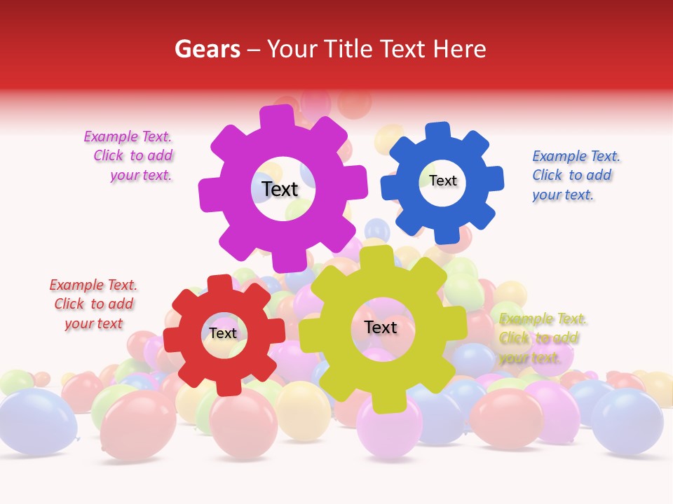 Holidays Flowing Colorful PowerPoint Template