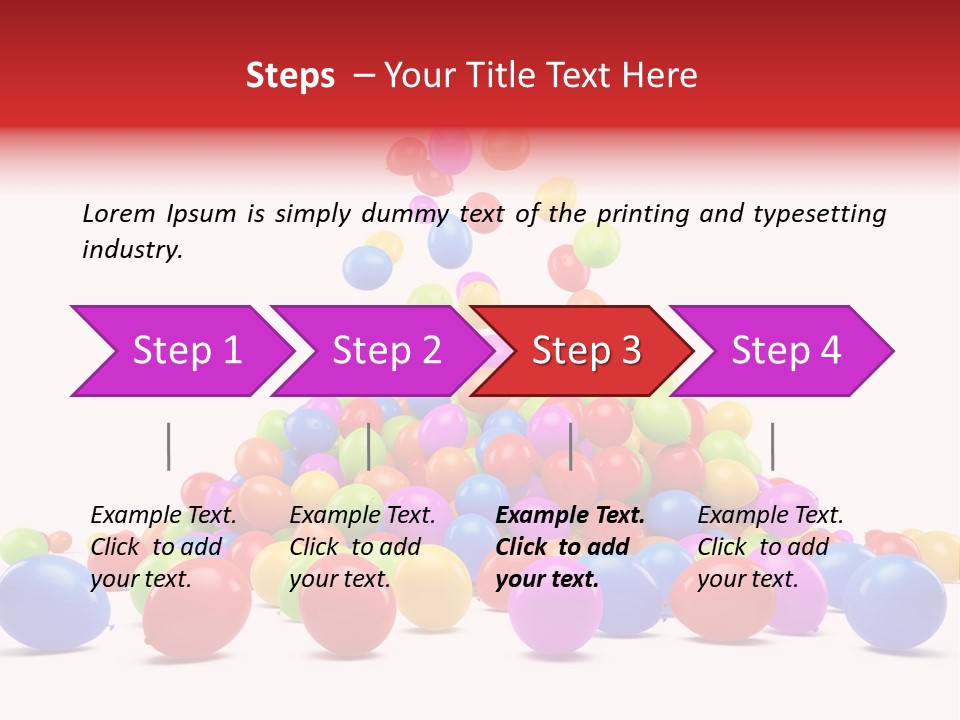 Holidays Flowing Colorful PowerPoint Template