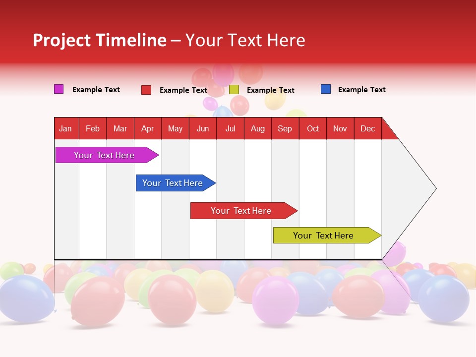 Holidays Flowing Colorful PowerPoint Template