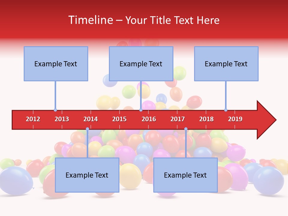 Holidays Flowing Colorful PowerPoint Template