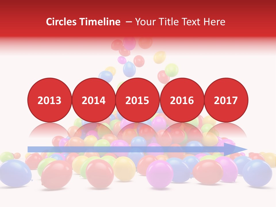 Holidays Flowing Colorful PowerPoint Template