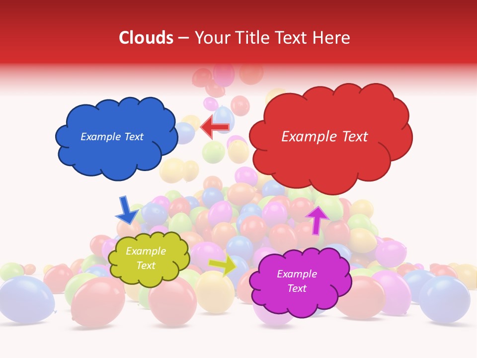 Holidays Flowing Colorful PowerPoint Template