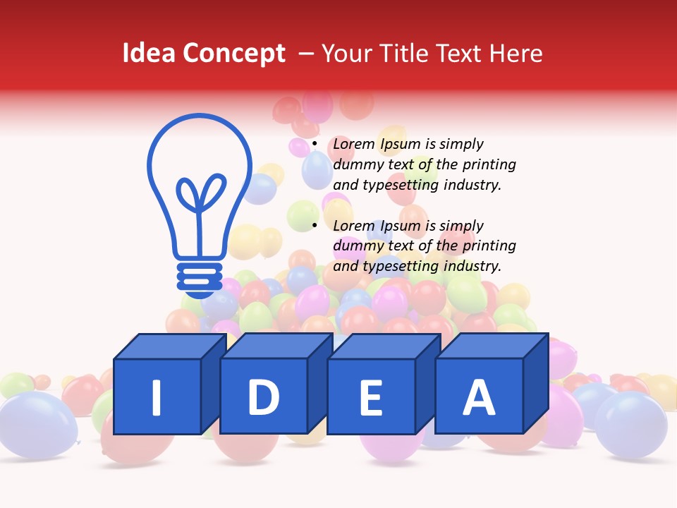 Holidays Flowing Colorful PowerPoint Template