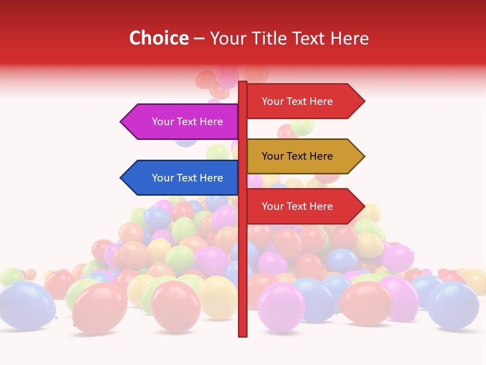 Holidays Flowing Colorful PowerPoint Template