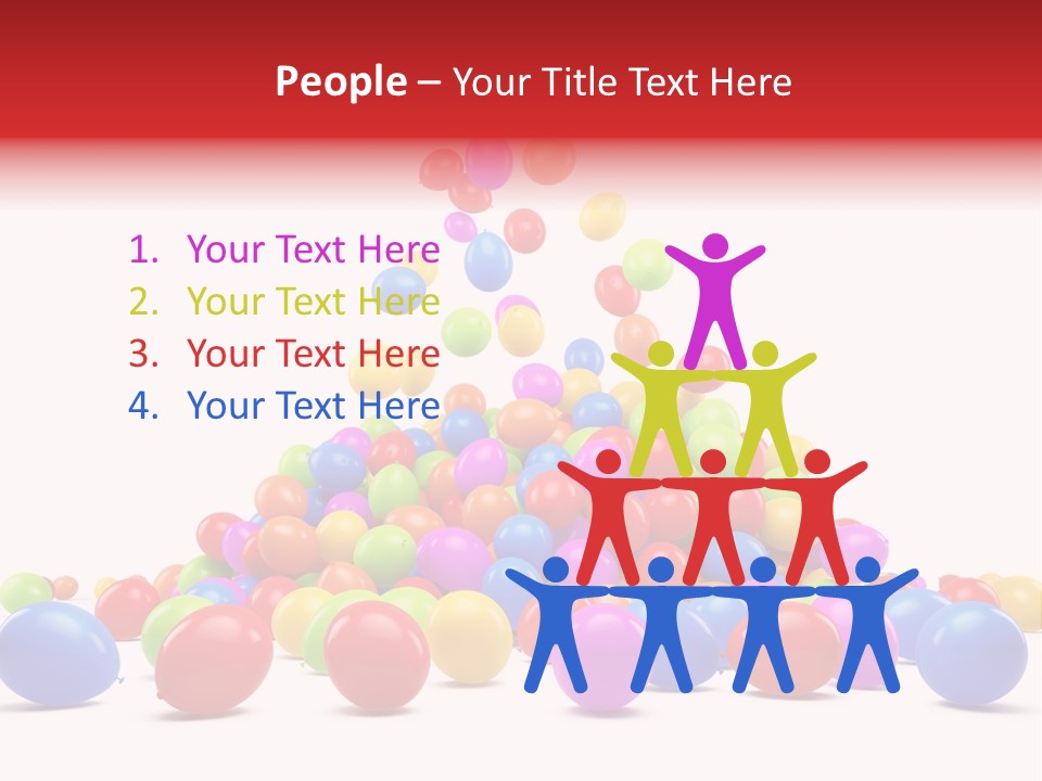 Holidays Flowing Colorful PowerPoint Template