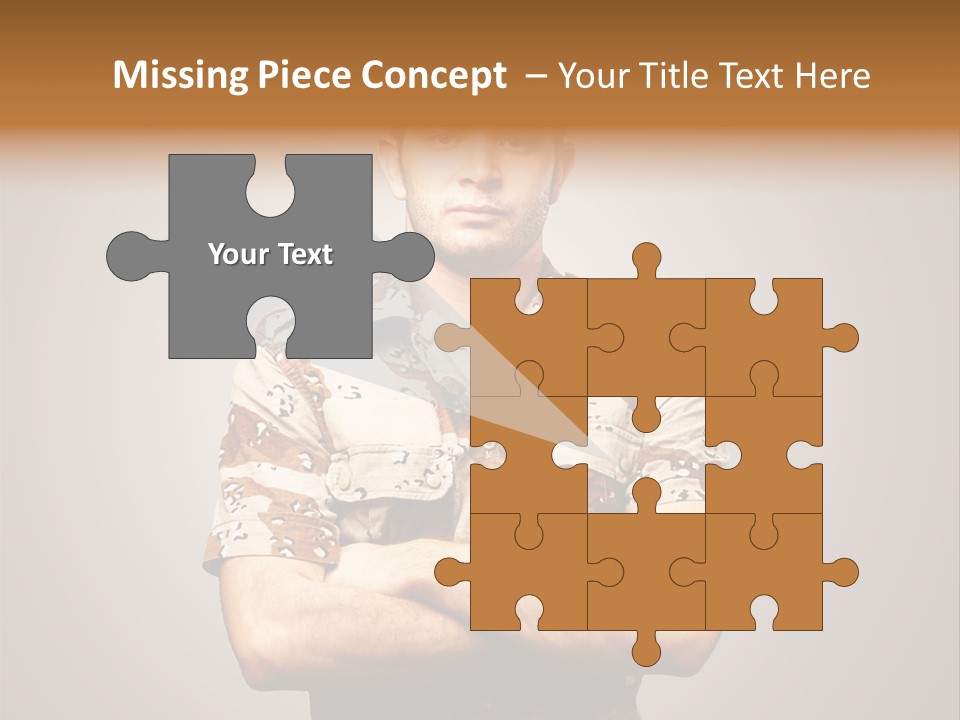 Combat Power Iraq PowerPoint Template