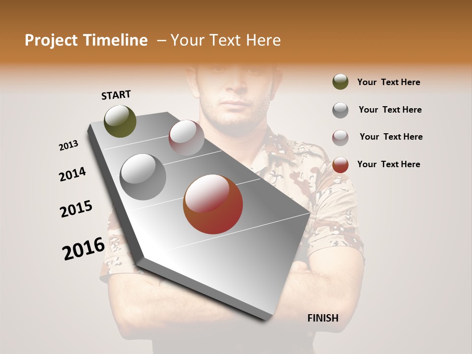Combat Power Iraq PowerPoint Template