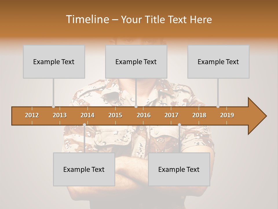 Combat Power Iraq PowerPoint Template