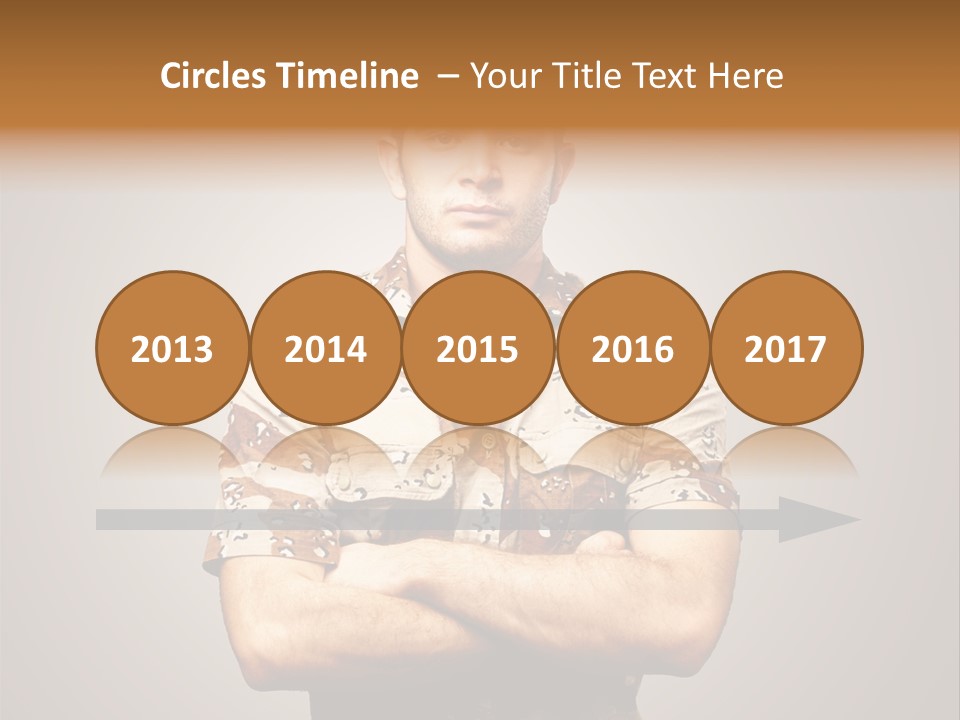 Combat Power Iraq PowerPoint Template