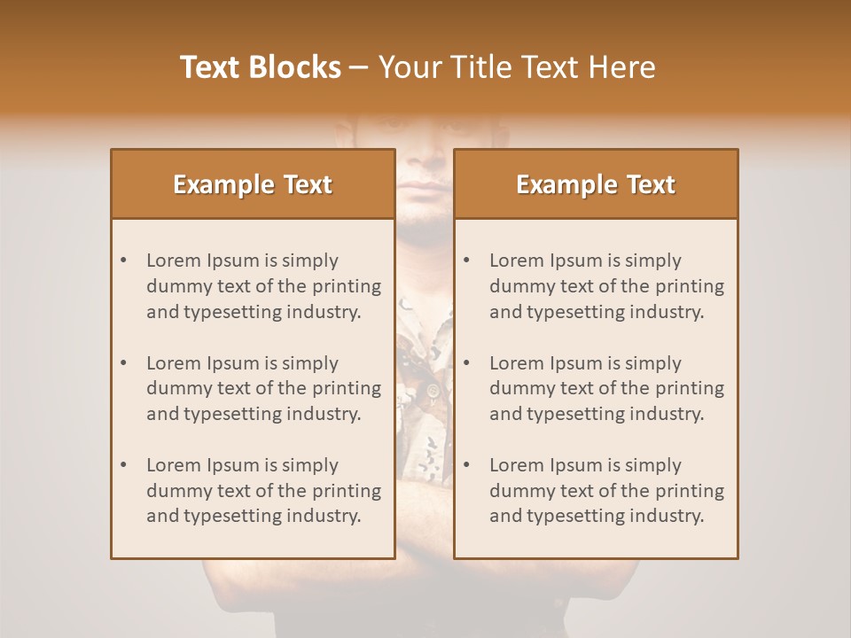 Combat Power Iraq PowerPoint Template