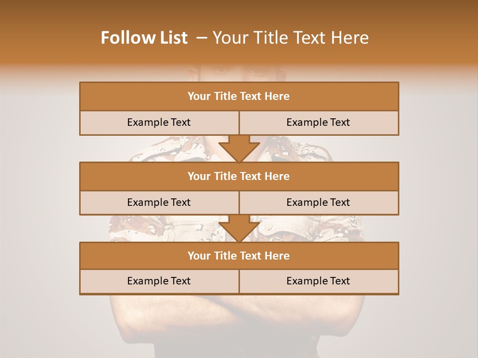 Combat Power Iraq PowerPoint Template