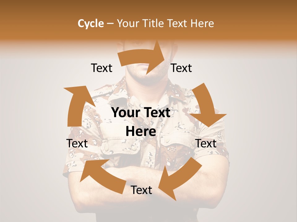 Combat Power Iraq PowerPoint Template