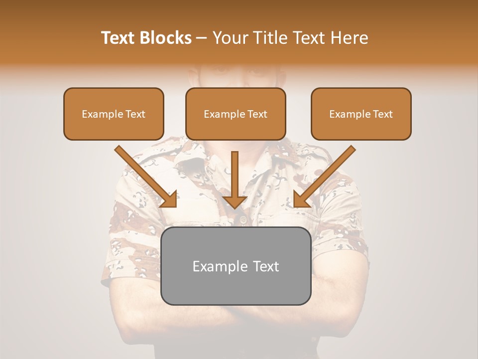 Combat Power Iraq PowerPoint Template