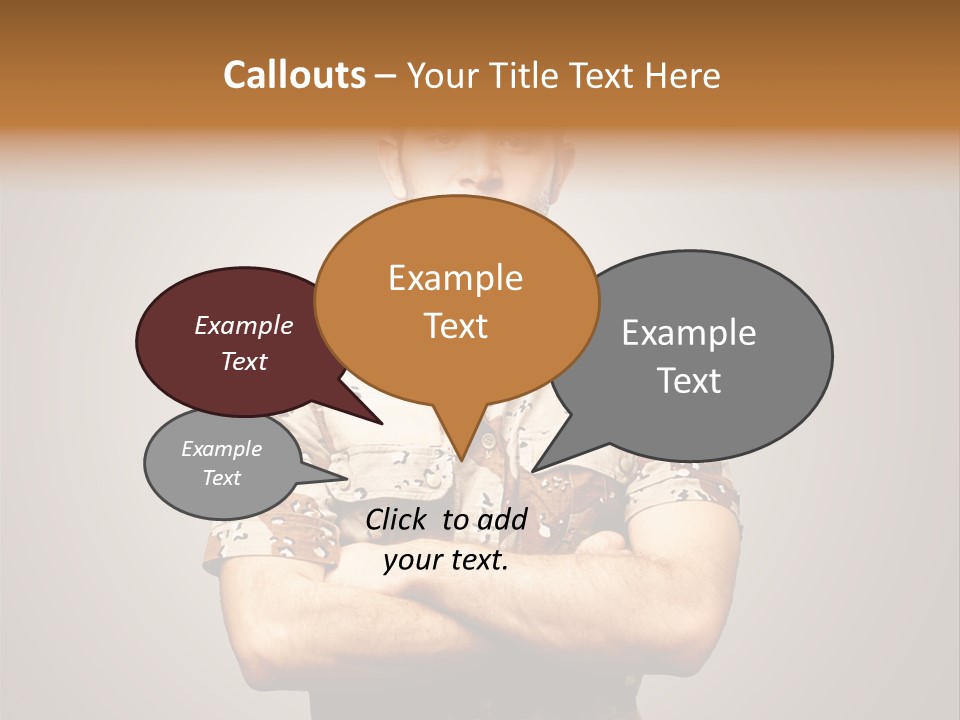 Combat Power Iraq PowerPoint Template