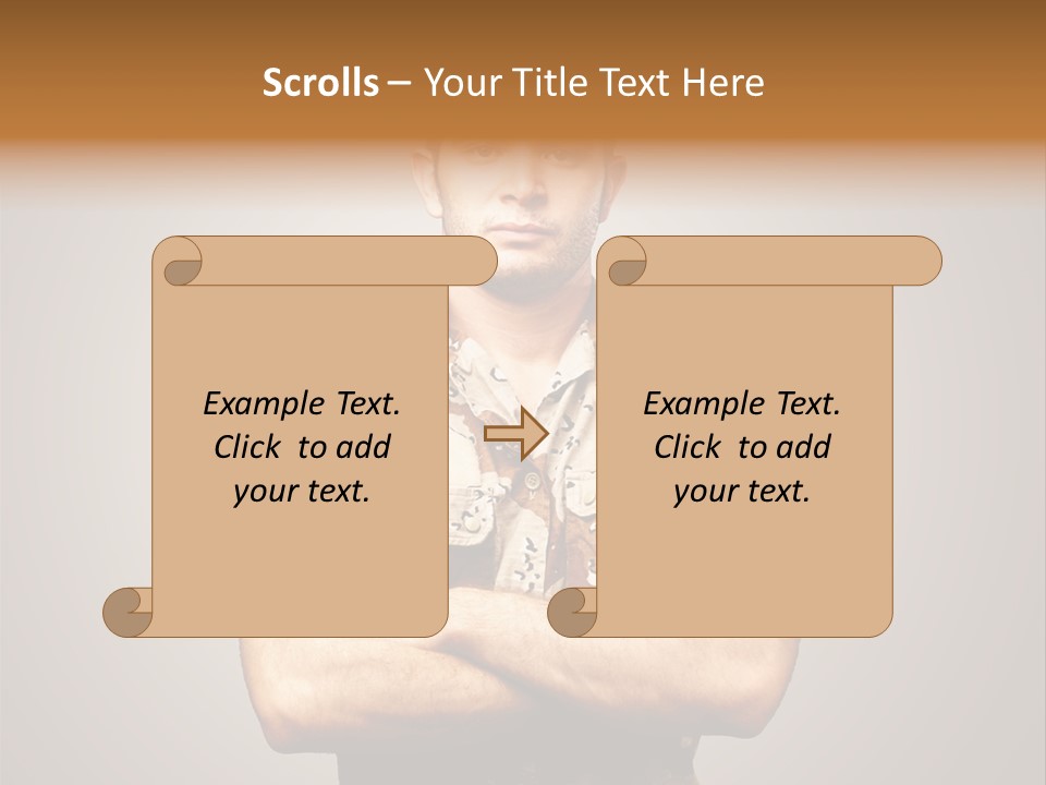 Combat Power Iraq PowerPoint Template