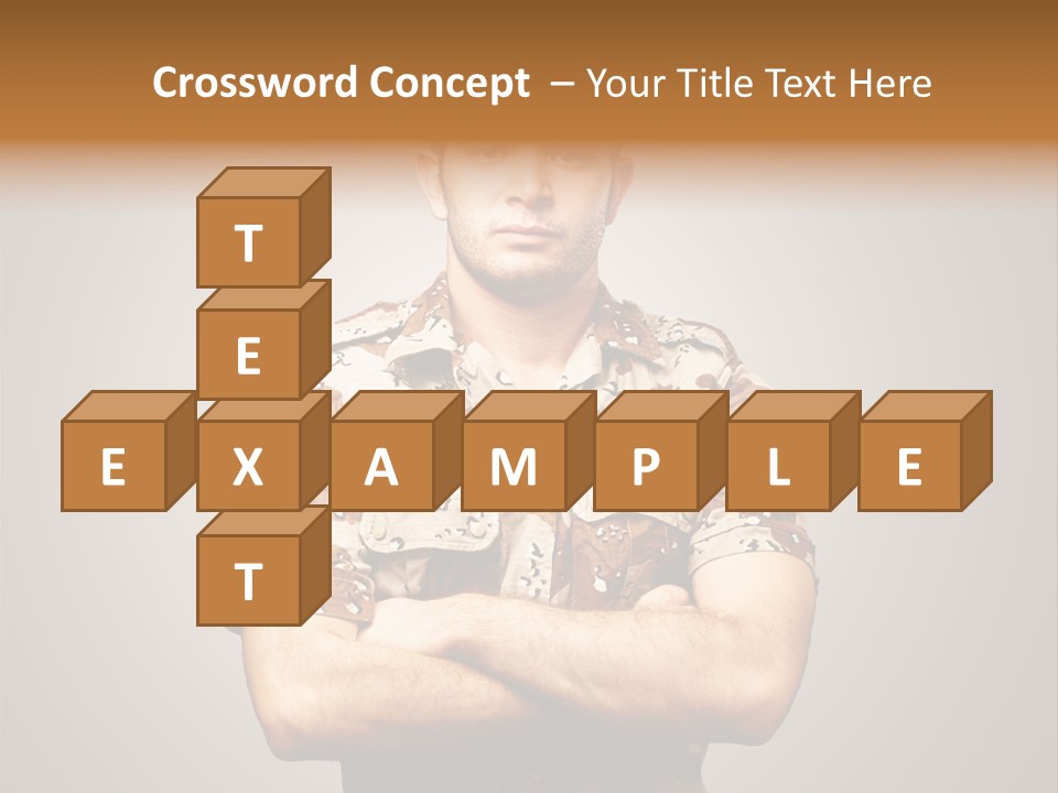 Combat Power Iraq PowerPoint Template