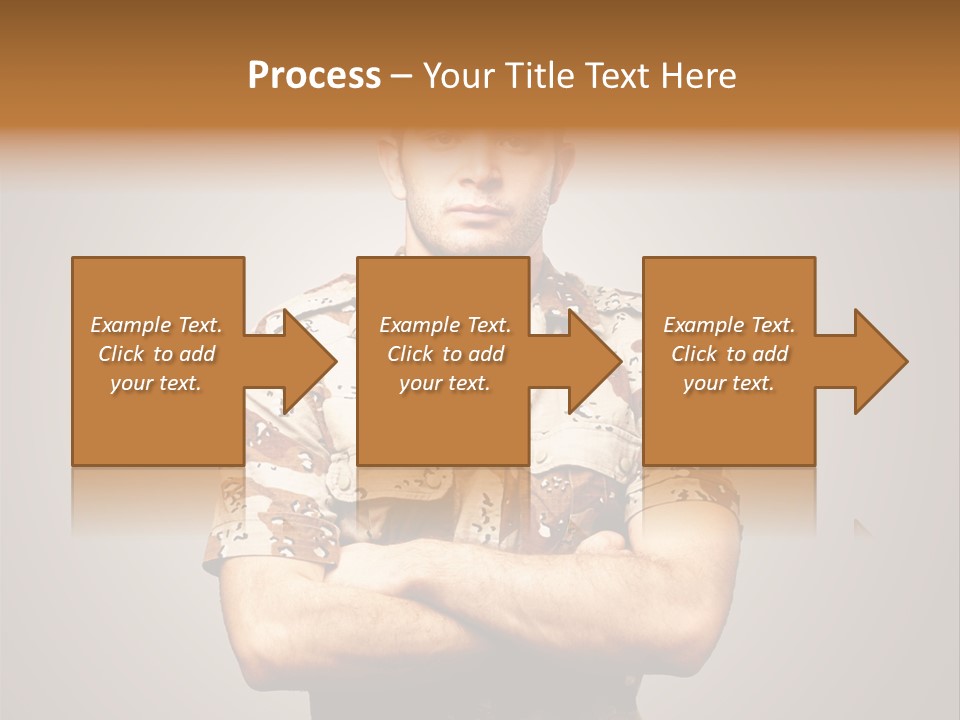 Combat Power Iraq PowerPoint Template
