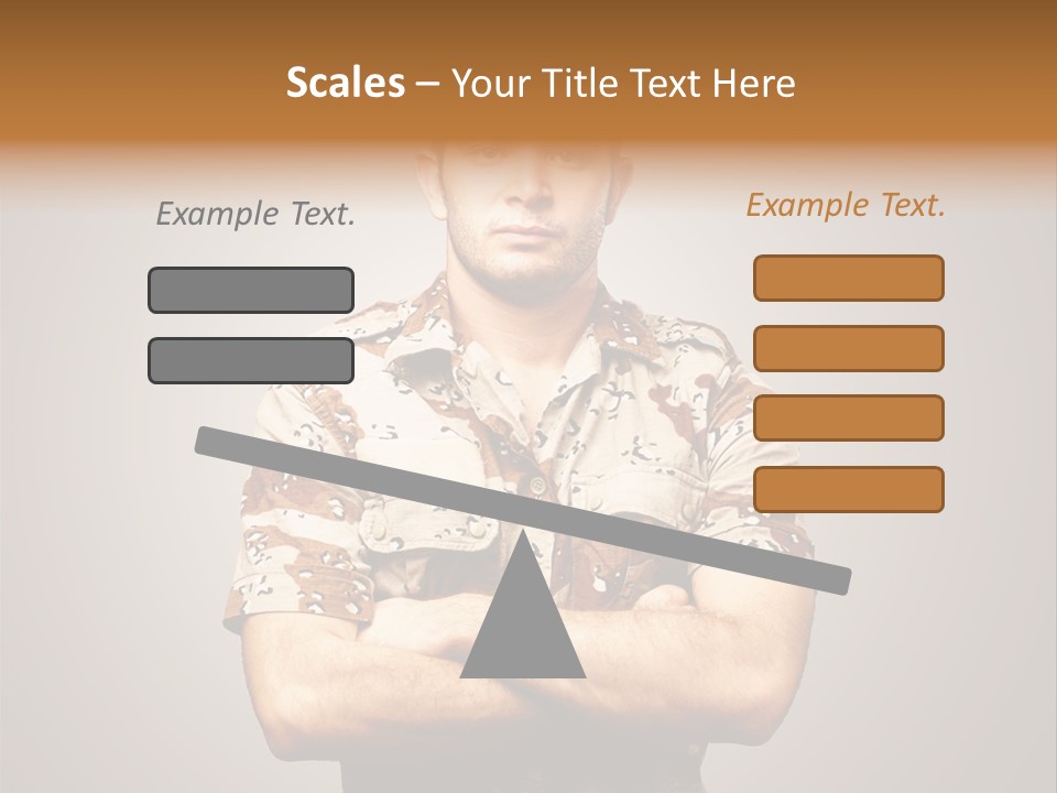 Combat Power Iraq PowerPoint Template